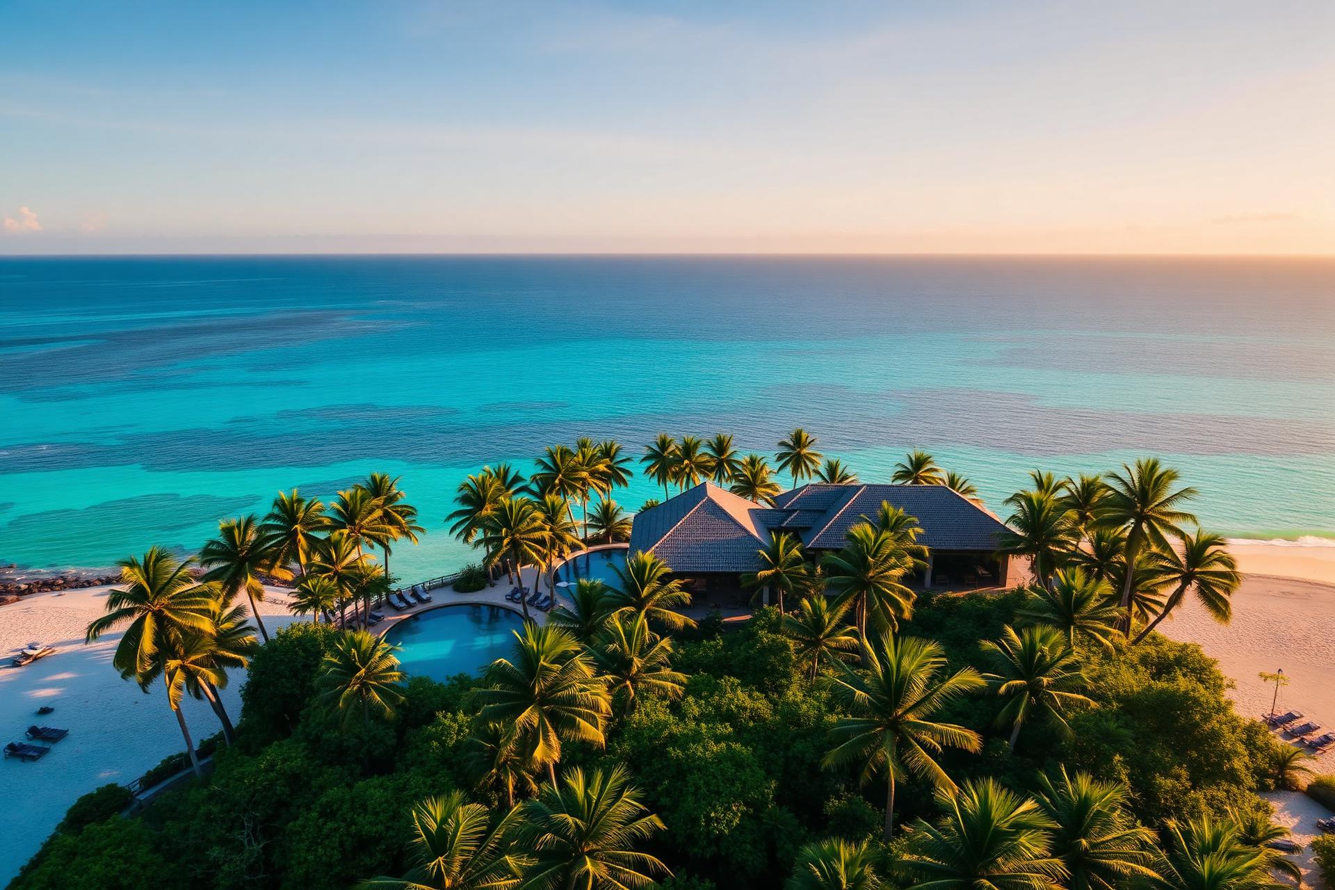 Tropical resort in the Philippines
